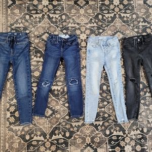 Girls Size 6 Jeans Lot Old Navy & Abercrombie Kids